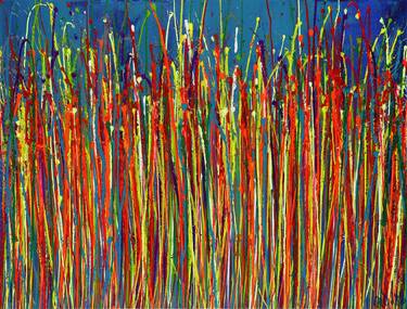 Original Abstract Expressionism Abstract Paintings by Nestor Toro