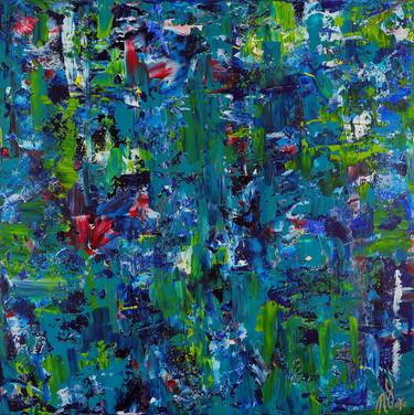 Original Abstract Expressionism Abstract Paintings by Nestor Toro