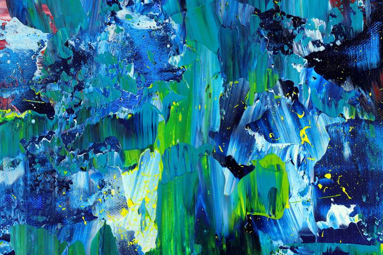 Original Abstract Expressionism Abstract Painting by Nestor Toro