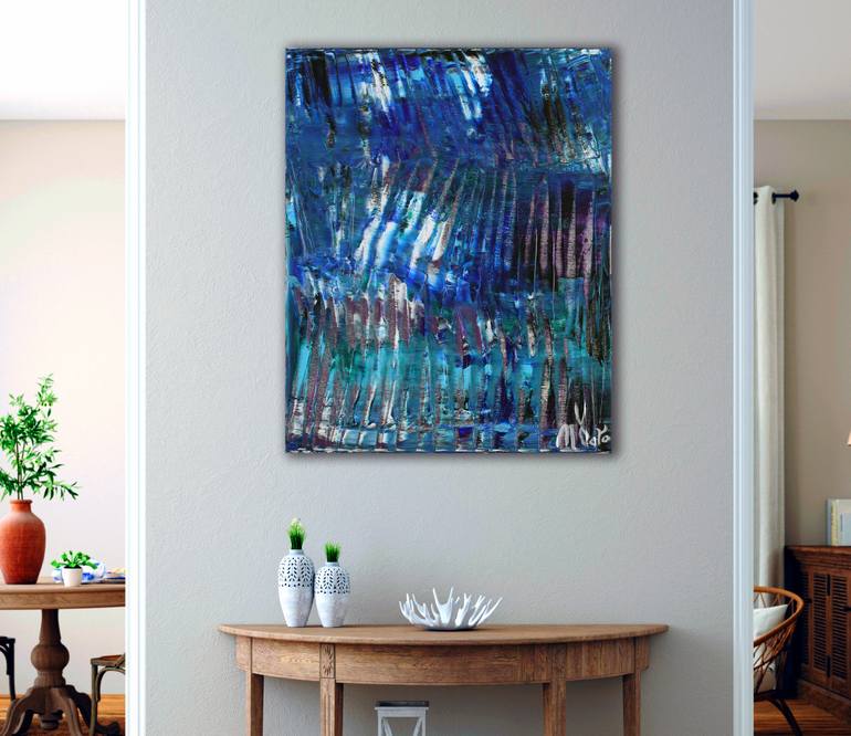 Original Abstract Landscape Painting by Nestor Toro