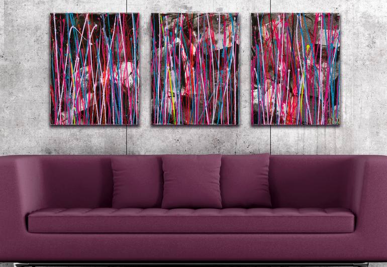 Original Contemporary Abstract Painting by Nestor Toro