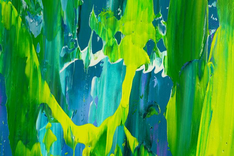 Original Abstract Expressionism Abstract Painting by Nestor Toro