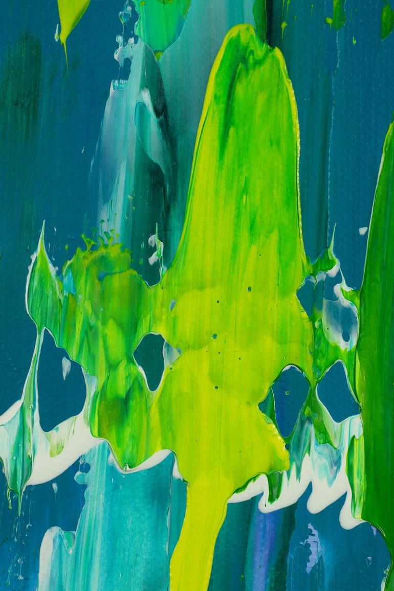 Original Abstract Expressionism Abstract Painting by Nestor Toro