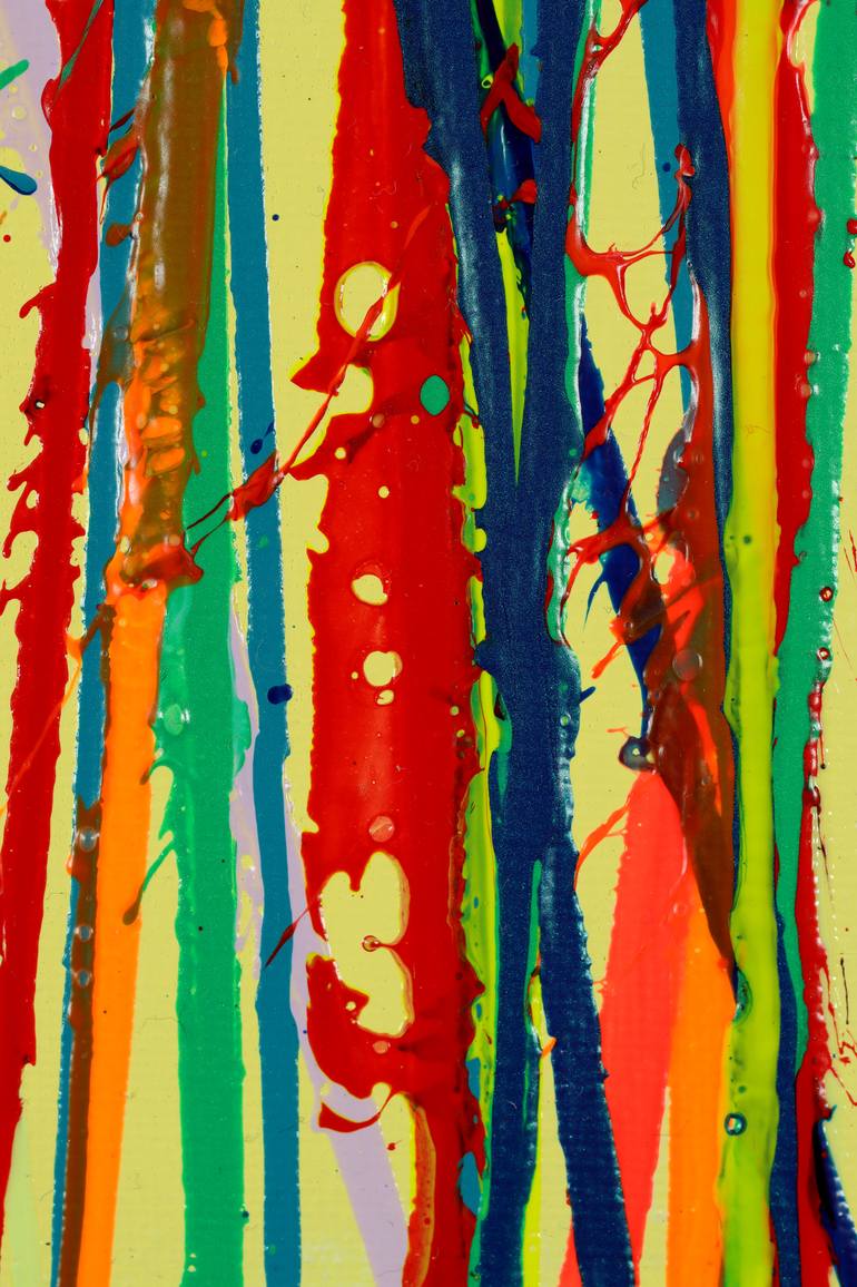 Original Abstract Expressionism Abstract Painting by Nestor Toro