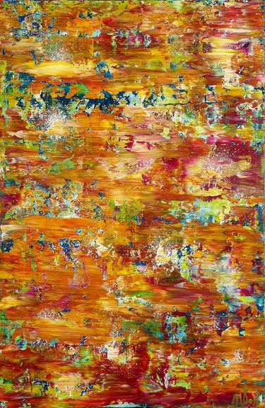 Print of Abstract Expressionism Abstract Paintings by Nestor Toro