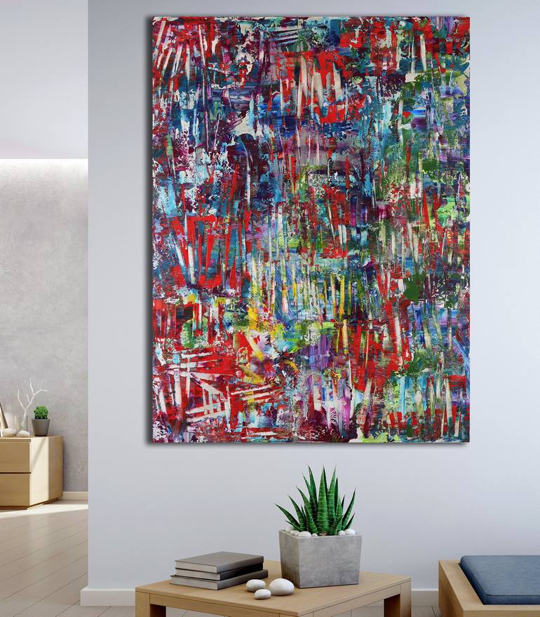 Original Contemporary Abstract Painting by Nestor Toro