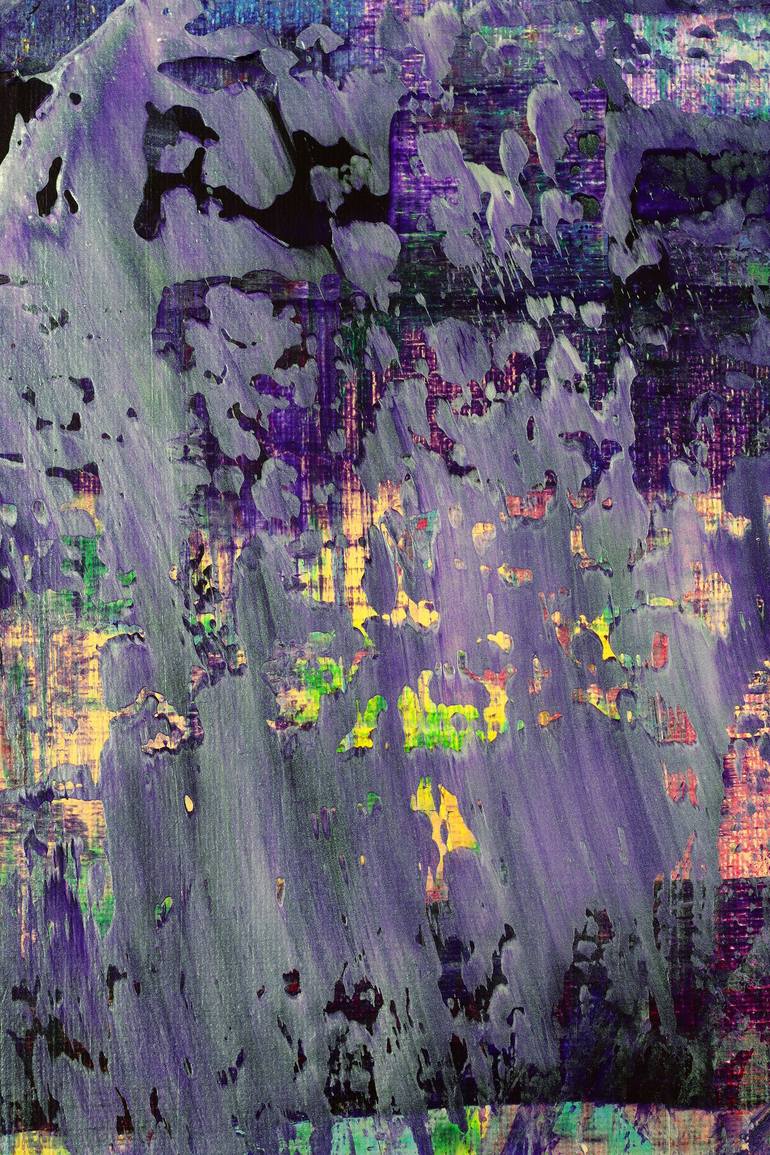 Original Abstract Expressionism Abstract Painting by Nestor Toro