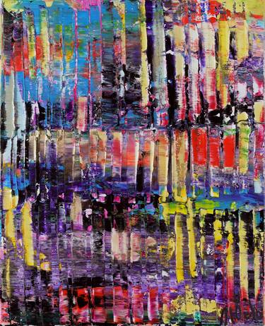 Original Abstract Expressionism Abstract Paintings by Nestor Toro