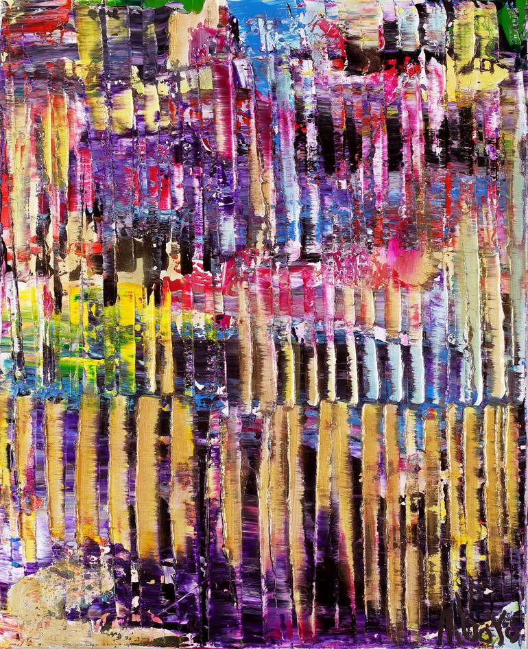 Print of Abstract Expressionism Abstract Paintings by Nestor Toro