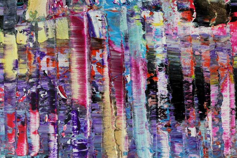 Original Abstract Expressionism Abstract Painting by Nestor Toro