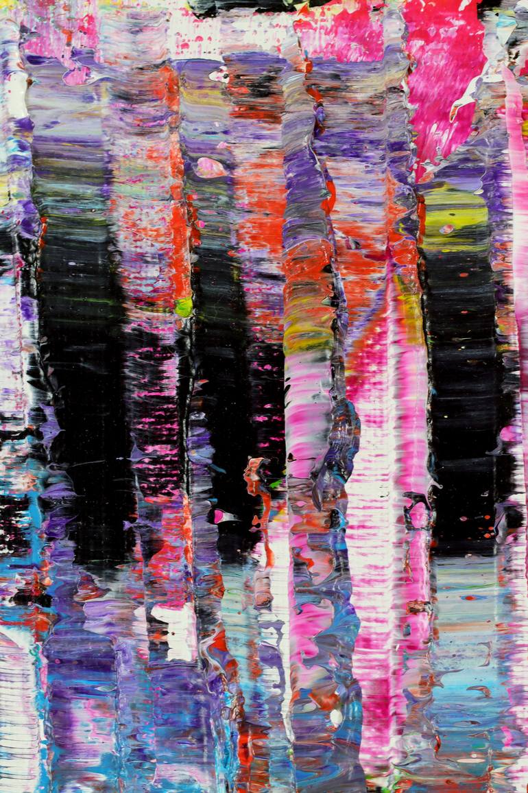 Original Abstract Expressionism Abstract Painting by Nestor Toro