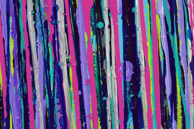 Original Abstract Expressionism Abstract Painting by Nestor Toro
