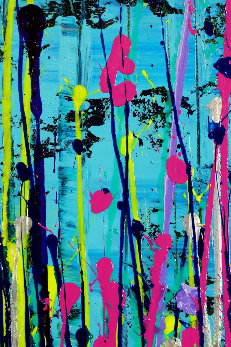 Original Abstract Expressionism Abstract Painting by Nestor Toro