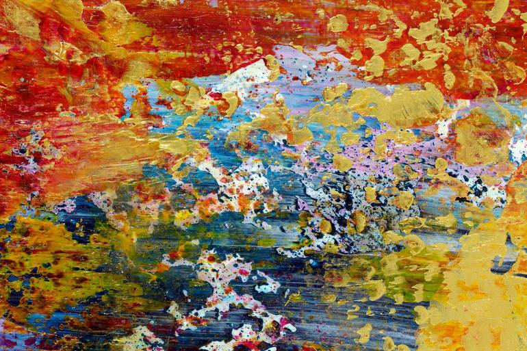 Original Abstract Expressionism Abstract Painting by Nestor Toro