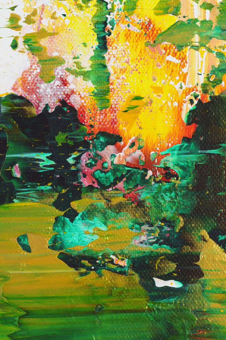 Original Abstract Expressionism Abstract Painting by Nestor Toro