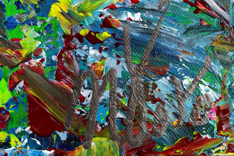 Original Abstract Expressionism Abstract Painting by Nestor Toro