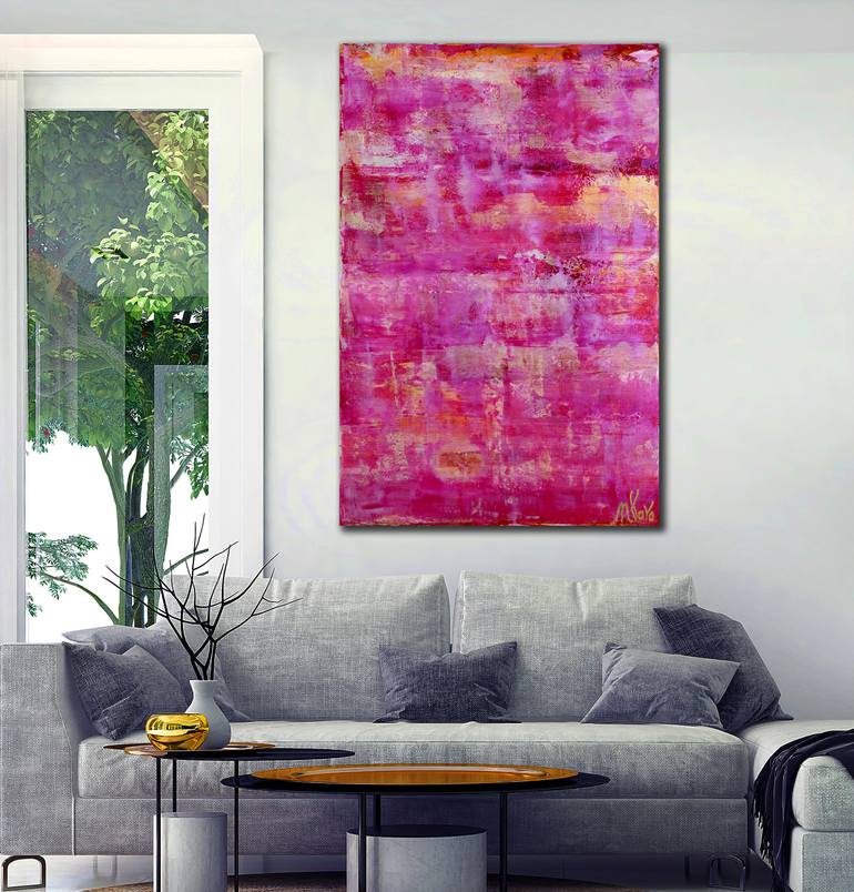 Original Abstract Expressionism Abstract Painting by Nestor Toro
