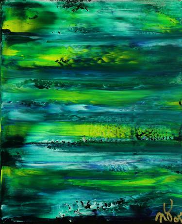 Original Abstract Expressionism Abstract Painting by Nestor Toro