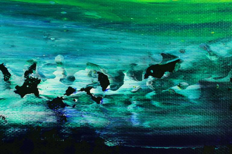 Original Abstract Expressionism Abstract Painting by Nestor Toro
