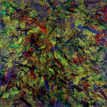 Original Abstract Expressionism Abstract Painting by Nestor Toro