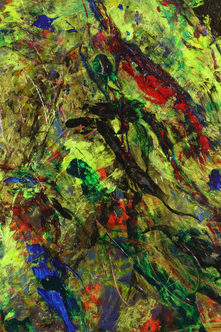 Original Abstract Expressionism Abstract Painting by Nestor Toro