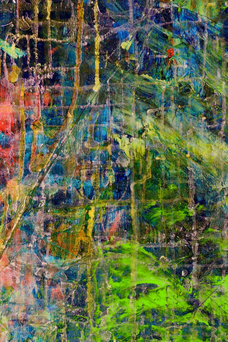 Original Abstract Nature Painting by Nestor Toro