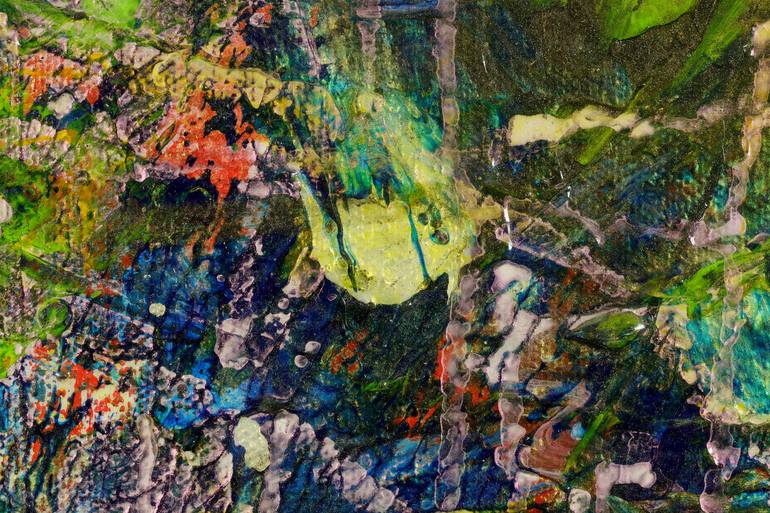 Original Abstract Nature Painting by Nestor Toro