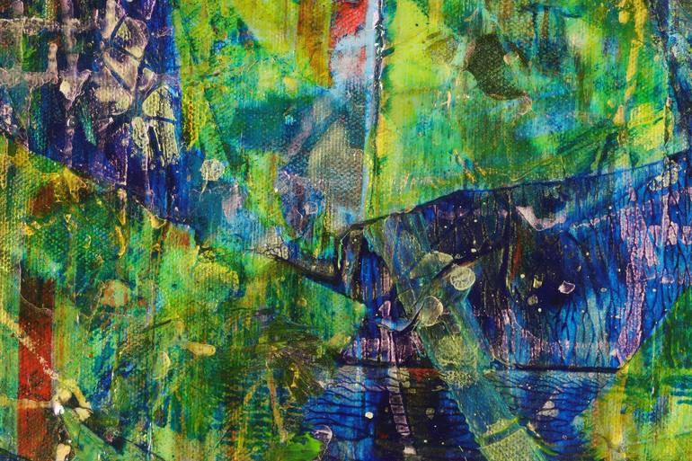 Original Abstract Nature Painting by Nestor Toro