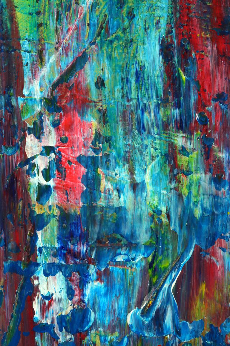 Original Abstract Expressionism Abstract Painting by Nestor Toro