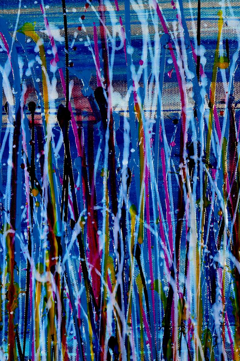 Original Abstract Expressionism Abstract Painting by Nestor Toro