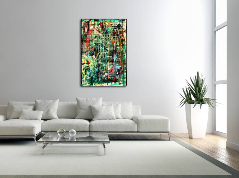 Original Abstract Nature Painting by Nestor Toro