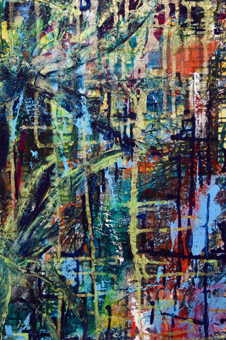 Original Abstract Nature Painting by Nestor Toro