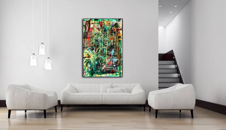 Original Abstract Nature Painting by Nestor Toro