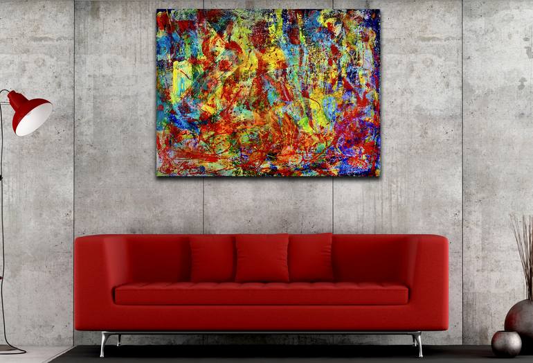 Original Expressionism Abstract Painting by Nestor Toro