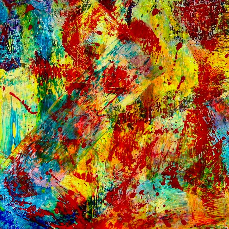 Original Abstract Painting by Nestor Toro