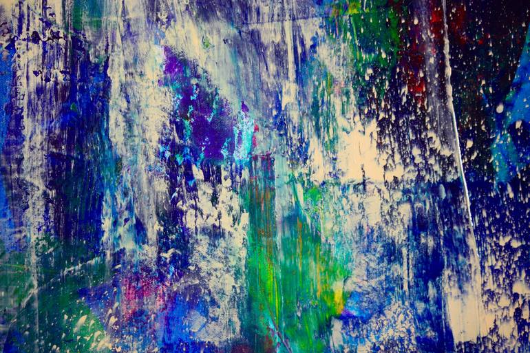 Original Abstract Expressionism Abstract Painting by Nestor Toro