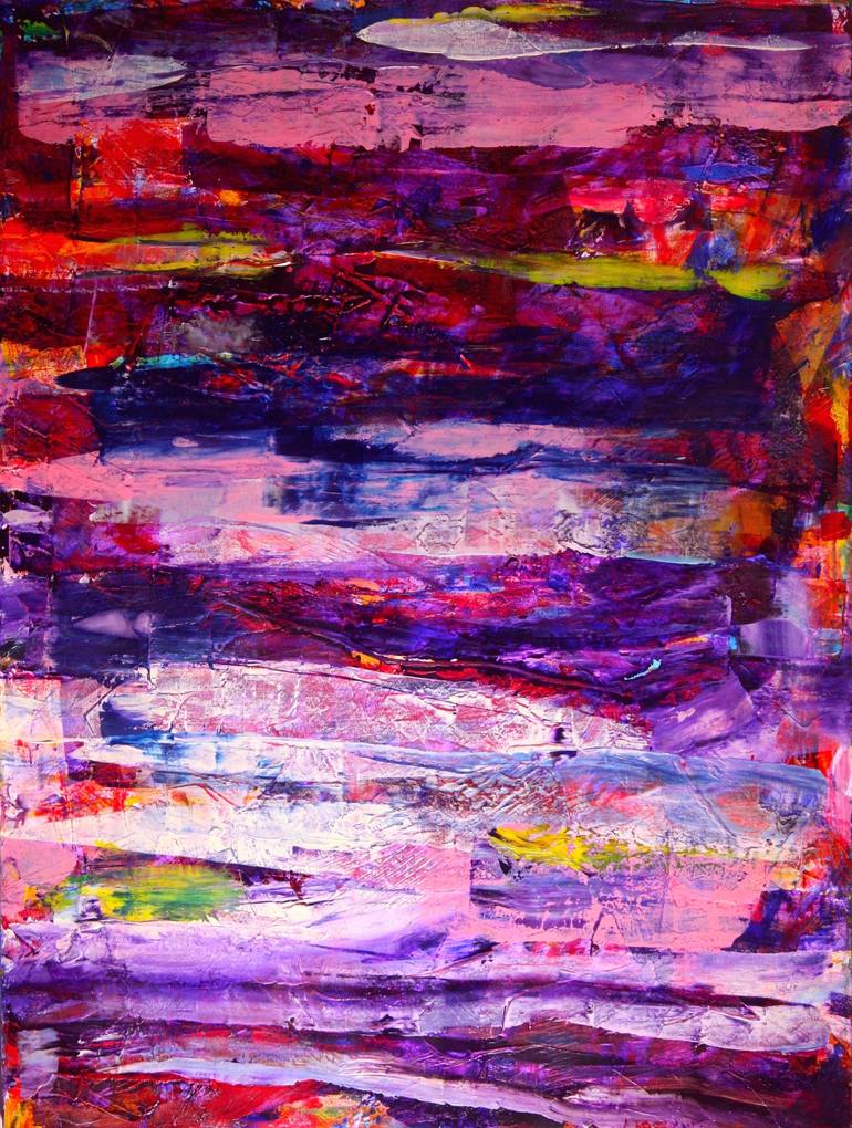 Original Abstract Expressionism Abstract Painting by Nestor Toro