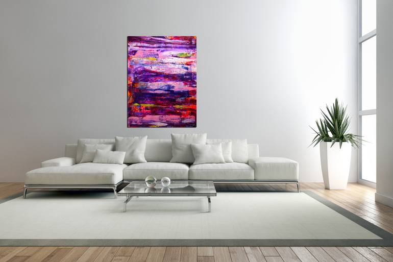 Original Abstract Expressionism Abstract Painting by Nestor Toro