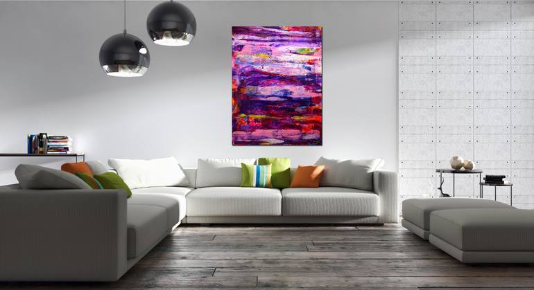 Original Abstract Expressionism Abstract Painting by Nestor Toro