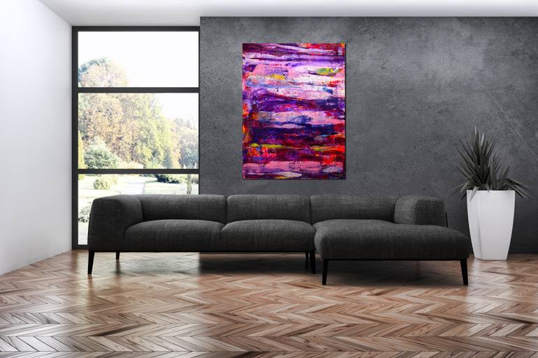 Original Abstract Expressionism Abstract Painting by Nestor Toro