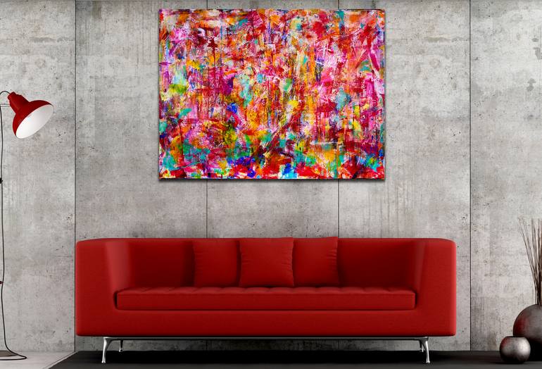 Original Expressionism Abstract Painting by Nestor Toro