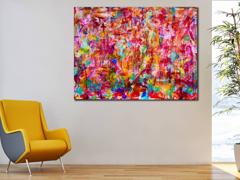 Original Expressionism Abstract Painting by Nestor Toro