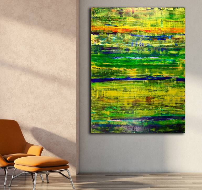 Original Abstract Nature Painting by Nestor Toro