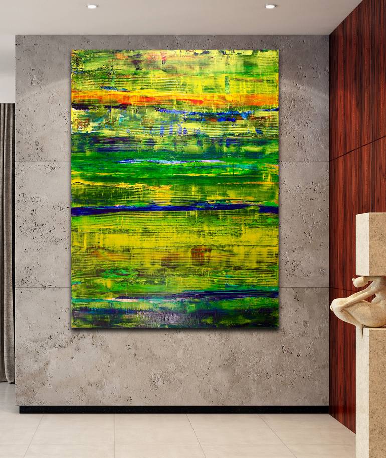 Original Abstract Nature Painting by Nestor Toro