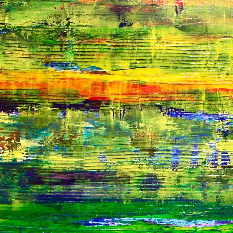 Original Abstract Nature Painting by Nestor Toro