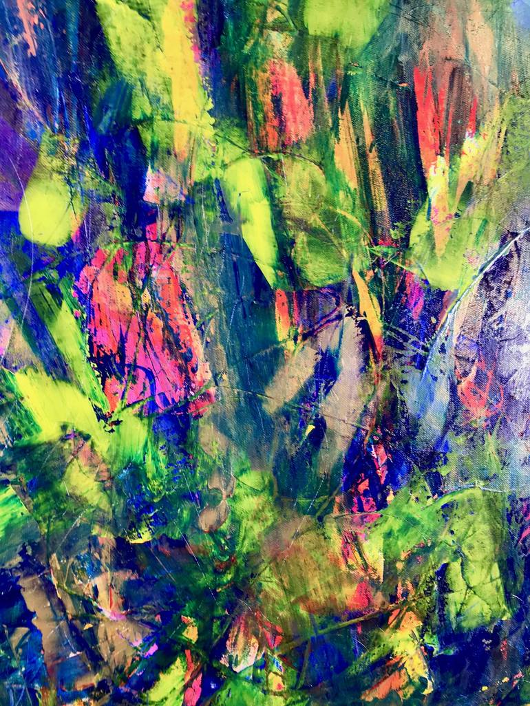 Original Abstract Painting by Nestor Toro