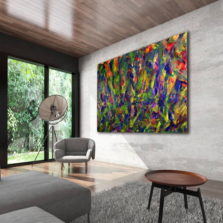 Original Abstract Painting by Nestor Toro