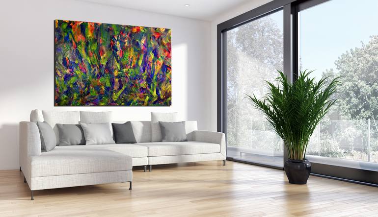 Original Abstract Painting by Nestor Toro