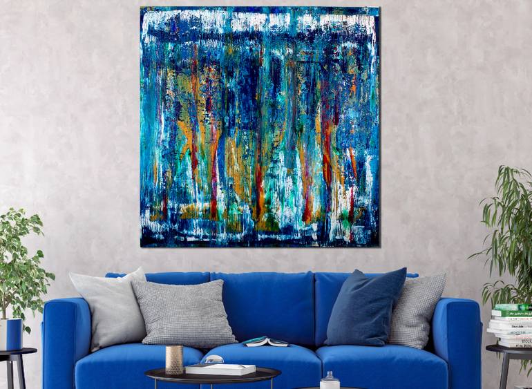 Original Modernism Abstract Painting by Nestor Toro