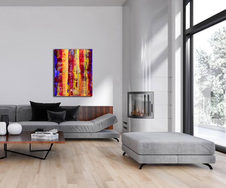 Original Abstract Painting by Nestor Toro